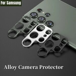 Aluminum Alloy Camera Case for Samsung Galaxy S23ultra S22 Ultra 5G, metal lens Protector, Rear lens Cover, Accessories