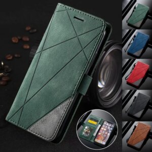 Business Leather Case For VIVO X90 Pro 5G Y72 Y52 Y17S Y21 Y33S Y20S Y11S Y12S Flip Card Holder Shockproof Cover
